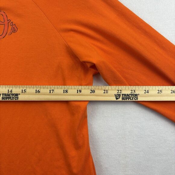 Baltimore Orioles MLB Under Armour Fanatics 1/4 Zip Womens XL Orange Long Sleeve - Picture 7 of 9